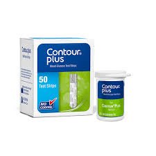Contour Plus - 50 Blood Glucose Test Strips