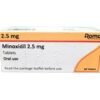 Minoxidil Tablets 2.5mg - Oral Use