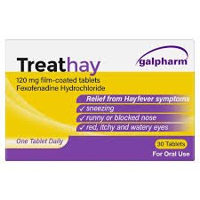 Treathay Fexofenadine 120mg - 30 Tablets